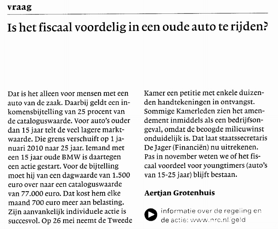 Artikel NRC Artikel NRC